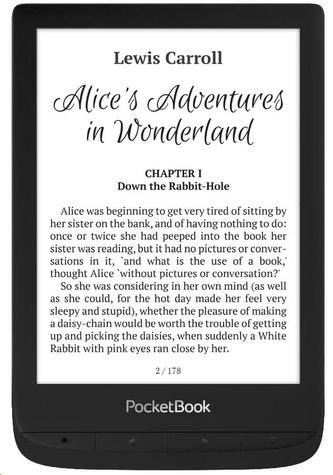 POCKETBOOK e-book reader 628 Touch Lux 5 INK/ 8GB/ 6"/ Wi-Fi/ micro USB/ čeština/ černá