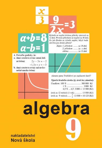 Algebra 9, učebnice