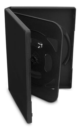 Obal 4 DVD 19mm černý - karton 100ks