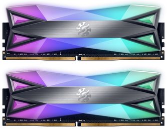 ADATA XPG SPECTRIX D60G 16GB DDR4 3000MHz / DIMM / CL16 / RGB / wolframová /  KIT 2x 8GB
