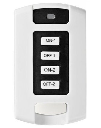 NEDIS RF chytrý dálkový ovladač/ 2 kanály/ bílý