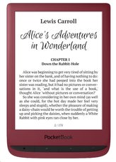 POCKETBOOK e-book reader 628 Touch Lux 5 INK/ 8GB/ 6"/ Wi-Fi/ micro USB/ čeština/ červený