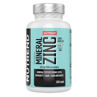 Nutrend - Mineral ZINC 100% Chelate - 100 kapslí