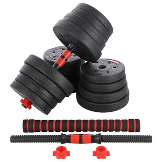 HMS - Nakládací obouruční a jednoruční činka - 30Kg