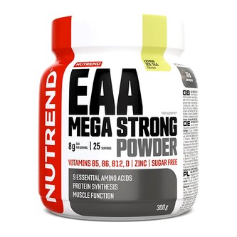 Nutrend - EAA Mega Strong Powder - Pomeranč, Jablko - 300 Gramů