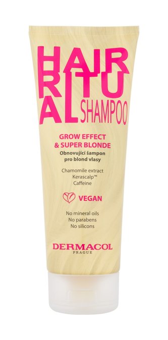 Dermacol Obnovující šampon pro blond vlasy Hair Ritual (Grow Effect & Super Blonde Shampoo) 250 ml woman