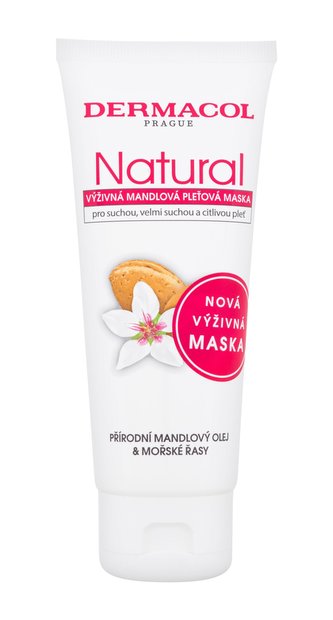 Dermacol Vyživující mandlová pleťová maska Natural (Almond Face Mask) 100 ml woman