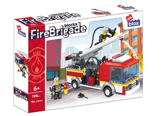 Stavebnice Alle Blox hasiči 196 dílů