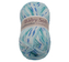 Příze BABY SOFT multicolor - bílá, modrá, tyrkysová - 100g / 360 m