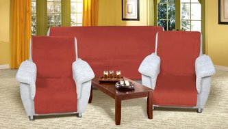 Souprava Korall micro 3+1+1 - terra - 1x150x200+2x65x150