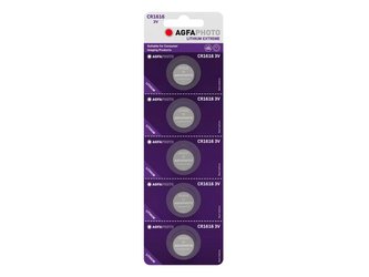 Baterie CR1616 AGFAPHOTO 5 ks / blistr