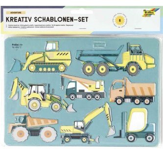 Folia Sada šablon - dobrodružství 6 ks