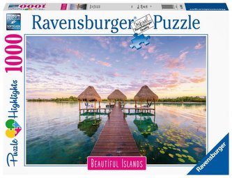 Ravensburger Puzzle Nádherné ostrovy - Tropický ráj 1000 dílků