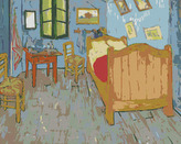 Malování podle čísel - LOŽNICE V ARLES (VINCENT VAN GOGH) - 40x50 cm, vypnuté plátno na rám