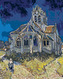 Malování podle čísel - KOSTEL V AUVERS (VINCENT VAN GOGH) - 40x50 cm, bez rámu a bez vypnutí plátna