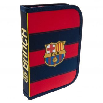 Naplňené školní pouzdro FC Barcelona: 29 položek (20 x 13 x 3 cm)