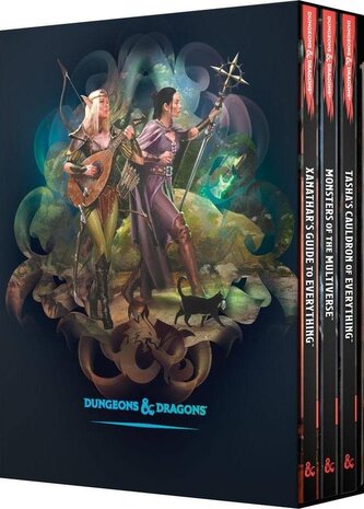 Dungeons & Dragons Rules Expansion Gift Set (D&d Books)-: Tasha's Cauldron of Everything + Xanathar's Guide to Everything + Mons