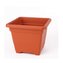 Květináč QUADRATO 14x14cm teracota