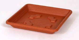 Miska pod květináč Quadrato 20x20cm TERRA