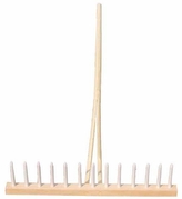 Hrábě dřevěné 13 hrotů s násadou  CZ (BALÍK NESTANDARD)