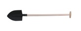 Rýč špičatý 19x30/120cm s násadou T černý  FESTA