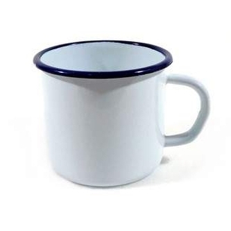 Hrnek smalt  250ml ¤7cm bílá