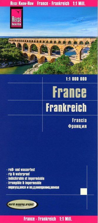 Reise Know-How Landkarte Frankreich / France (1:1.000.000)
