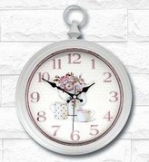 Hodiny nástěnné ¤30cm  ANTIQUE rose