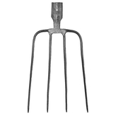 Vidle 4 hroty kované komaxit bez násady