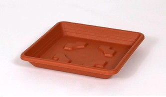 Miska pod květináč Quadrato 25x25cm TERRA