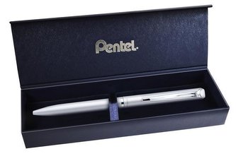 Pero gelové Pentel EnerGel BL2007 Luxusní - stříbrné 0,7mm v dárkové krabičce