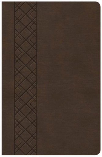 KJV Ultrathin Reference Bible, Value Edition, Brown Leathertouch