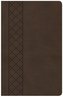 KJV Ultrathin Reference Bible, Value Edition, Brown Leathertouch