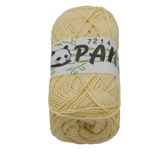 Příze PANDA bambus s elastanem - vanilková - 50g / 110 m