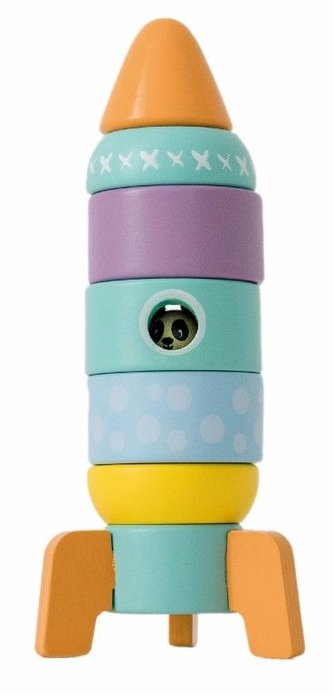 Dřevěná vkládačka raketa E01.054.1.1