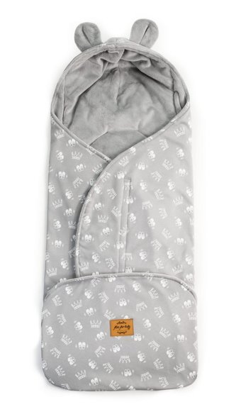 Floo for baby zavinovačka_Crown gray