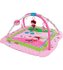 Hrací deka a ohrádka - růžová s holčičkou P00017