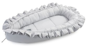Floo for baby hnízdečko Waffle_Gray/gray