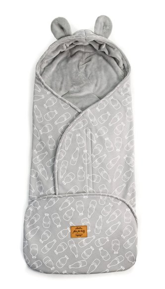 Floo for baby zavinovačka_Milk gray