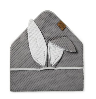 Floo for baby dětská osuška_Graphite rabbit