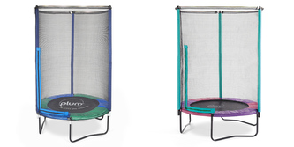 Dětská trampolina s ochrannou sítí 140x140x186cm