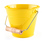 Zahradní kyblík - žlutý, kov