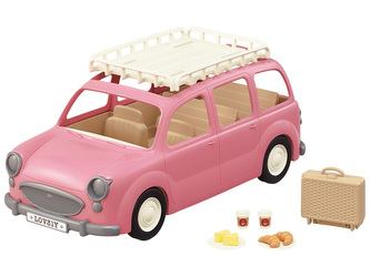 Rodinné auto růžové Van Rodinné auto růžové Van