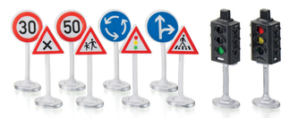 SIKU World - Semafory s dopravními značkami