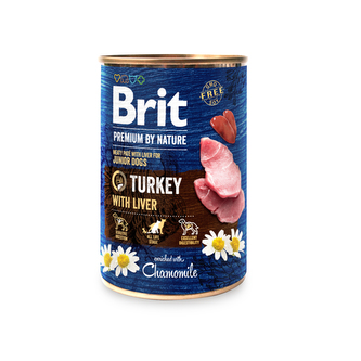 konz.Brit Premium by Nature Turkey with Liver 800 g