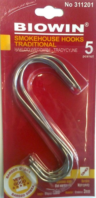 Hák do udírny 130 mm 5 ks