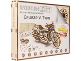 Wooden City Puzzle 3D Motocykl Cruiser , dřevěné