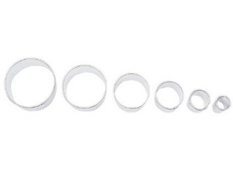 Vykrajovátka kolečka hladká 6 ks