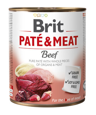 konz.Brit Pate & Meat Beef 800 g