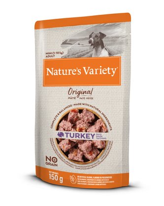 kap.Nature´s variety orig. mini dog s krůtou 150g
